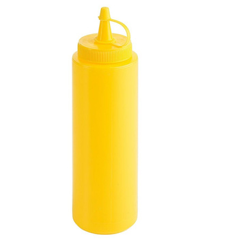 Distributeur de sauces jaune, 0,25 l, 19 cm | CONTACTO 1460/253