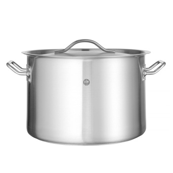 Casserole moyenne en acier inoxydable - capacité 14 L BUDGET | HENDI 832837