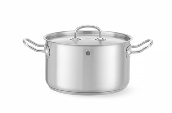 Casserole moyenne en acier inoxydable - capacité 5,5 L Kitchen Line | HENDI 836309