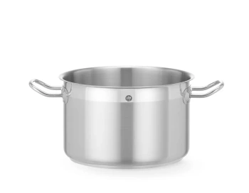 Casserole moyenne en acier inoxydable Profi Line, 6,7 l, diamètre 24 cm, hauteur 15 cm | HENDI 830321