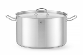 Casserole moyenne en acier inoxydable - capacité 15 L Kitchen Line | HENDI 836507