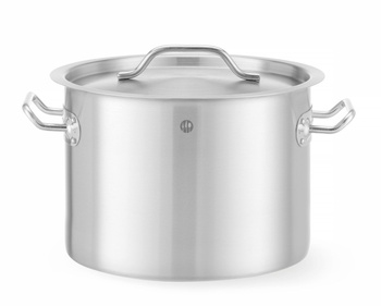 Casserole moyenne en acier inoxydable - capacité 9 L BUDGET | HENDI 832820