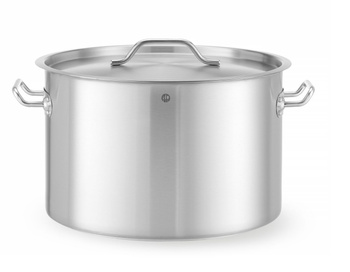Casserole moyenne en acier inoxydable - capacité 32 L BUDGET | HENDI 832851