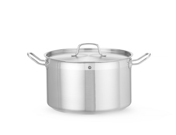 Casserole moyenne en acier inoxydable - capacité 15 L Profi Line | HENDI 831601