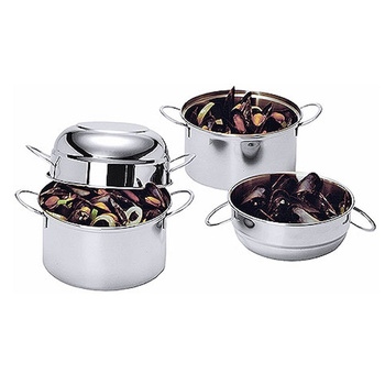 Marmite à moules avec couvercle, 2,5 l, 18 cm | CONTACTO 490/180