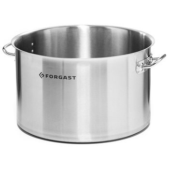 Casserole moyenne en acier inoxydable, 6 l, diamètre 24 cm | FORGAST FG02424