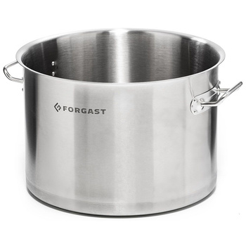 Casserole moyenne en acier inoxydable, 16 l, diamètre 32 cm | FORGAST FG02432