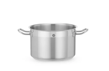 Casserole moyenne en acier inoxydable Profi Line, 4 l, diamètre 20 cm, hauteur 13 cm | HENDI 830314