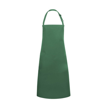 Tablier de cuisine Basic 75 x 90 cm avec boucle vert forêt | KARLOWSKY BLS 4-32-Stck