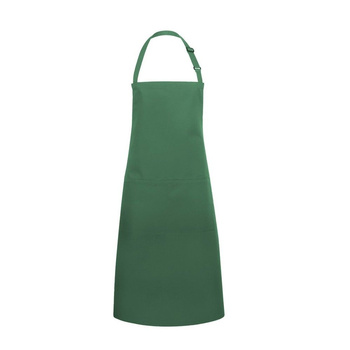 Tablier de cuisine Basic 75 x 90 cm avec poche et boucle vert forêt | KARLOWSKY BLS 5-32-Stck