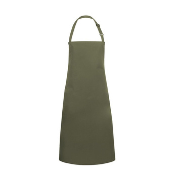 Tablier de cuisine Basic 75 x 90 cm avec boucle vert mousse | KARLOWSKY BLS 4-79-Stck