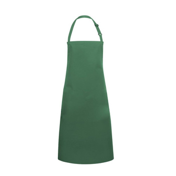Tablier imperméable Basic à bretelles avec boucle 72 x 86 cm vert forêt | KARLOWSKY BLS 7-32-Stck