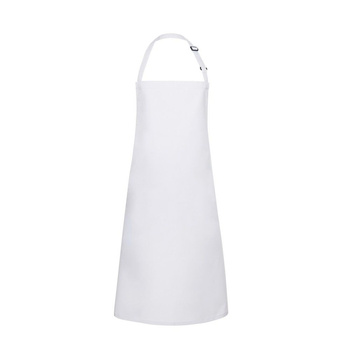 Tablier de cuisine Basic 75 x 90 cm avec boucle blanc | KARLOWSKY BLS 4-3-pièces