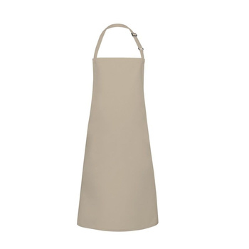 Tablier de cuisine Basic 75 x 90 cm avec boucle sable | KARLOWSKY BLS 4-19-Stck