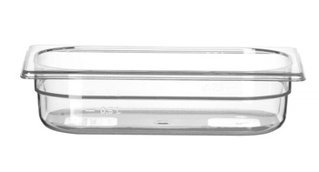 Bac GN 1/4 prof. 6,5 cm en polycarbonate | HENDI 861639
