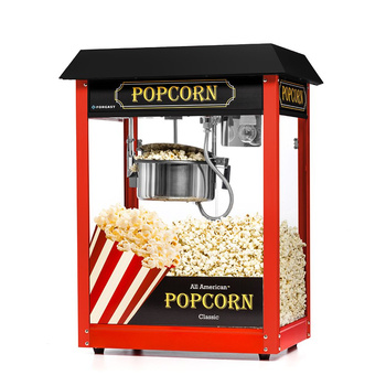 Machine à popcorn avec auvent noir | FORGAST FG09303
