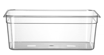 Récipient GN 1/1 prof. 20 cm en polycarbonate | HENDI 861202