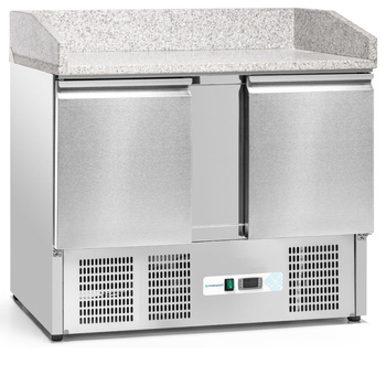 Table réfrigérée 2-portes pour pizza 302 l | FORGAST FG07302