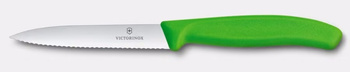 Couteau à légumes et à fruits Swiss Classic, lame dentelée 10 cm | VICTORINOX 6.7736.L4