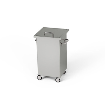 Conteneur à déchets roulant avec couvercle 35x35x60 cm | FORGAST FG04320/350/350/600