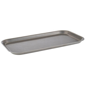 Plateau VINTAGE, acier inoxydable, 34x18x1.5 cm | APS 30131