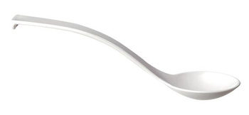 Cuillères de service pour amuse-bouches, couleur blanche, lot de 6 pièces, 23 cm | APS 88627