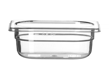 Récipient GN 1/9 prof. 6,5 cm en polycarbonate | HENDI 861837