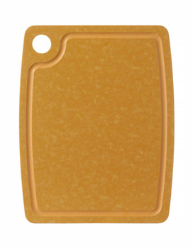 Planche à découper en fibre de bois marron 44 x 32,5 cm | HENDI 505748