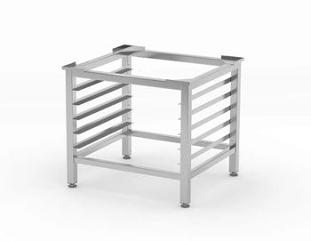 Socle pour four, 71x64x62 cm, acier inoxydable, 5 plaques | HENDI 220894