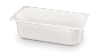 Récipient GN 1/3 prof. 10 cm en polycarbonate blanc | HENDI 862575