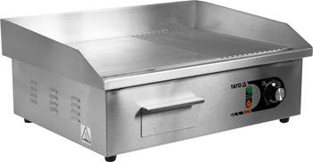 Plaque de grill électrique 2/3 lisse | YATO YG-04586