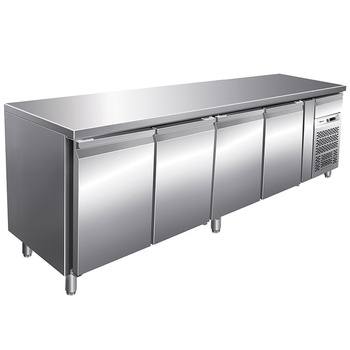 Table réfrigérée 4-portes GN 1/1 Forcar, 553 l, en acier inoxydable | FIMAR G-GN4100TN