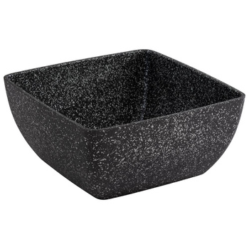Bol FROSTFIRE, en aluminium avec revêtement, 19x19x9 cm, 1,5 l, gris moucheté | APS 30503