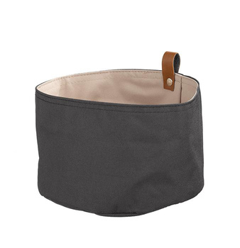 Sac à pain, gris foncé, beige, 20x13,5 cm | APS 30346