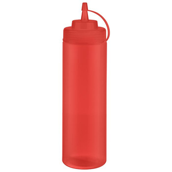 Distributeur pour sauces froides avec bouchon, rouge / transparent, lot de 6 pièces, 760 ml | APS 93258