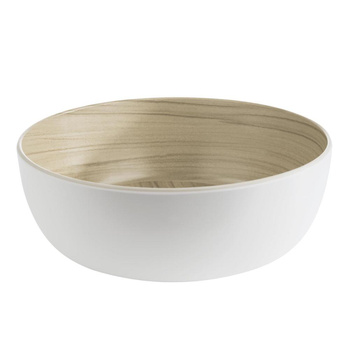 Bol FRIDA, mélamine, blanc - beige, 21,5x7,5 cm, 1,8 l | APS 84932