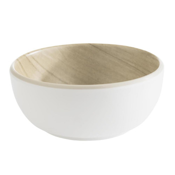 Bol FRIDA, mélamine, blanc - beige, 8,5x3,5 cm, 100 ml | APS 84930