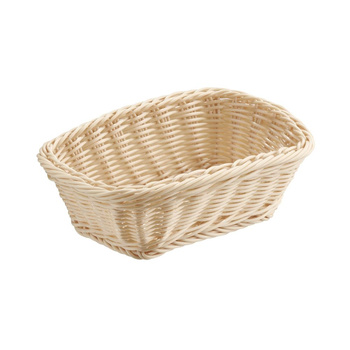 Panier en polypropylène ECONOMIC, rectangulaire, beige clair, 23x17x8 cm | APS 40140
