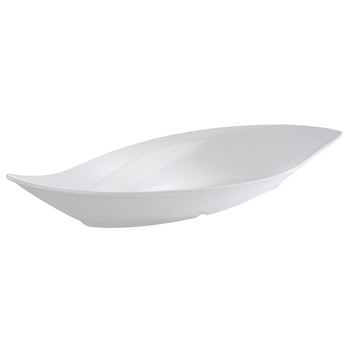 Bol LEAF en mélamine, blanc, 42x19,5x6,5 cm, 1 l | APS 84200