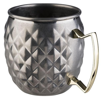 Tasse pour MOSCOW MULE, acier vintage, diamètre 9,5 cm, 500 ml | APS 93333