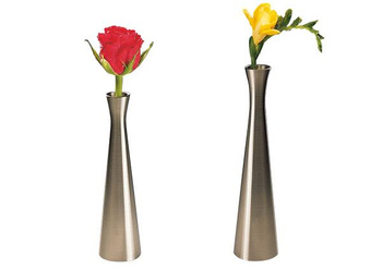 Vase avec insert en verre ELEMENT, 4.1x16.5 cm | APS 4015