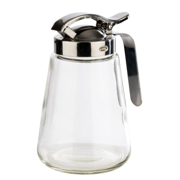 Pichet en verre avec couvercle à bouton-poussoir, 300 ml | APS 765
