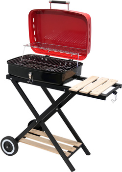 Gril à charbon pliable, grille 45x33,5 cm | LUND 99926