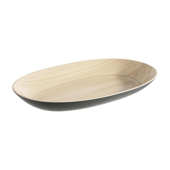 Bol FRIDA, mélamine, noir - beige, 33.5x21x4 cm, 1.2 l | APS 84948
