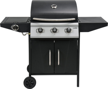 Grill à charbon DELUXE, avec armoire, grille 57x37 cm | LUND 99588
