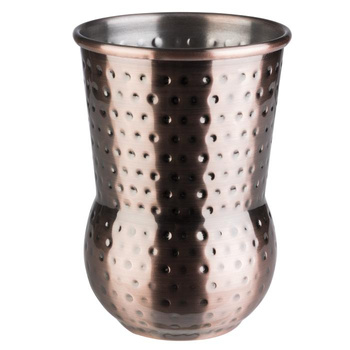 Kubek JULEP, couleur cuivre antique martelé, 8x11.5 cm, 400 ml | APS 93336