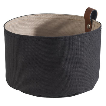 Sac à pain, gris foncé, beige, 17x11.5 cm | APS 30345