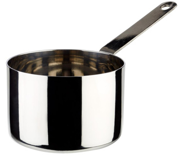 Casserole de service POLARIS, couleur acier, 9x6 cm, 360 ml | APS 40644
