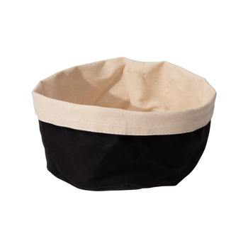 Sac à pain, noir, beige clair, 25x18x12 cm | APS 30371