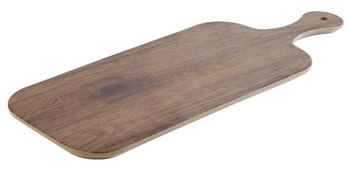 Plateau OAK avec poignée, mélamine, brun, 53x20x1.5 cm | APS 84178